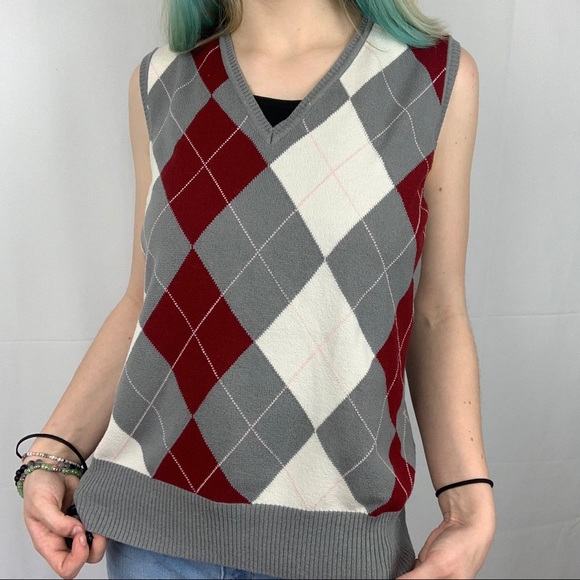 Argyle sweater vest - Picture 3 of 5